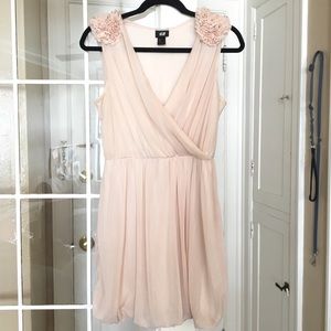 Blush cocktail dress